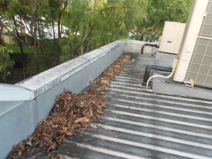 Commercial gutter cleaning